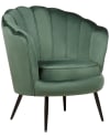 Fauteuil Velours Vert