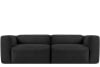 2,5-Sitzer-Sofa mit extrem weicher und bequemer Sitzfläche, grau