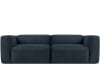 2,5-Sitzer-Sofa mit extrem weicher und bequemer Sitzfläche, dunkelblau