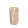 Vase en verre D19cm crème