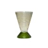 Vase en verre vert H29