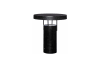 Lampe de table en métal noir