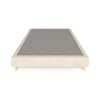 Base tapizada color beige 160x190