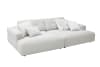 Big Sofa aus Feincord, weiß