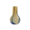 Vase en verre beige H15xD8cm