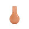 Vase en verre rose H15xD8cm