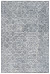 Tapis Laine Bleu/Ivoire 185 X 275