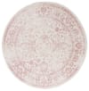 Tapis Ivoire/Rose 120 X 120