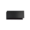 Applique rectangulaire de style nordique noire