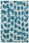 Tapis de salon moderne tissé plat bleu turquoise 200x280 cm