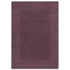 Tapis de salon uni en laine violet 200x290 cm