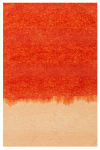Tapis de salon moderne tissé plat orange 140x200 cm