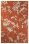 Tapis de salon moderne tissé plat rouge 200x280 cm