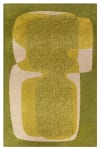 Tapis de salon moderne tissé plat vert 170x240 cm