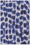 Tapis de salon moderne tissé plat bleu marine 170x240 cm