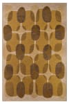 Tapis de salon moderne tissé plat marron 170x240 cm