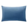 Taie sac 50x70 bleu océan en coton