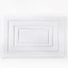 Tapis de bain 60x100 blanc en coton 900 g/m²