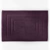 Tapis de bain 50x75 violet aubergine en coton 900 g/m²