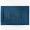 Tapis de bain 60x100 bleu pacifique en coton 900 g/m²