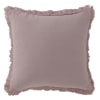 Coussin 40x40 violet violine en coton