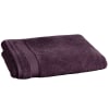 Drap de bain 70x140 violet aubergine en coton 500 g/m²