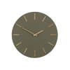 Horloge en aluminium vert foncé D35,6