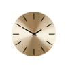 Horloge en aluminium doré D35,7