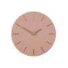 Reloj de pared de aluminio rosa d35,5