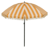 Sonnenschirm aus orangefarbenem Stoff D220