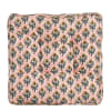 Cuscino per materasso in cotone rosa 47x47