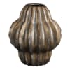 Vase aus bronzefarbener Keramik H28