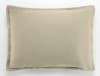 TAIE D'OREILLER 1PCS 50X70CM 100% SATIN DE COTON 105 FILS BEIGE