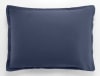 TAIE D'OREILLER 1PCS 50X70CM 100% SATIN DE COTON 105 FILS BLEU MARINE