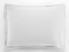 TAIE D'OREILLER 1PCS 50X70CM 100% SATIN DE COTON 105 FILS BLANC