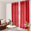 Rideau  polyester Rouge 140 X 240
