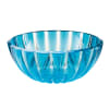 Saladier en acrylique bleu et transparent 30 cm