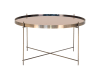 Table basse style contemporain 70 cm doré