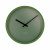 Horloge murale alu vert D30cm
