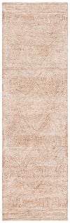 Tapis Laine Ivoire/Rouille 70 X 180