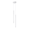 Suspension tube en métal, blanc L: 15cm