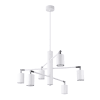 Lámpara de araña blanco acero alt. 125 cm