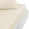 Drap housse satin coton-tencel 200f bonnet 40 cm Sable 200x200 cm