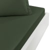 Drap housse percale coton pour lit articulé Eucalyptus 160x200 cm