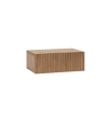 Table de chevet en bois de sapin flottant ton vieilli 40x15cm