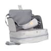 Réhausseur de chaise déperlant pour bébé en polyester gris
