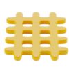 Dessous de plat céramique grid jaune 14cm
