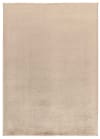 Alfombra lisa lavable color beige, 60x100 cm