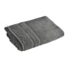 Drap de bain 70x140 gris granit en coton