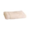 Serviette de toilette 50x100 beige sable en coton 500 g/m²